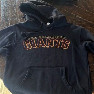 Independent Trading Company Black and Gold Hoodie